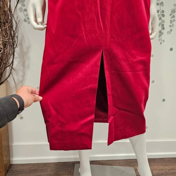 C/MEO Collective Red Only You Midi Dress Size L - Picture 5 of 13